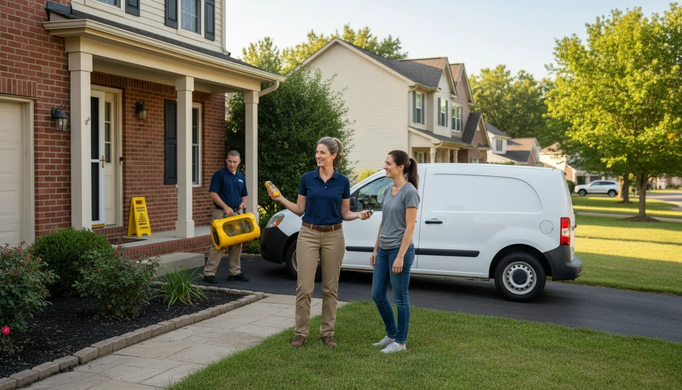 Water restoration image for Dehumidification And Cleanup Services in Rancocas, NJ